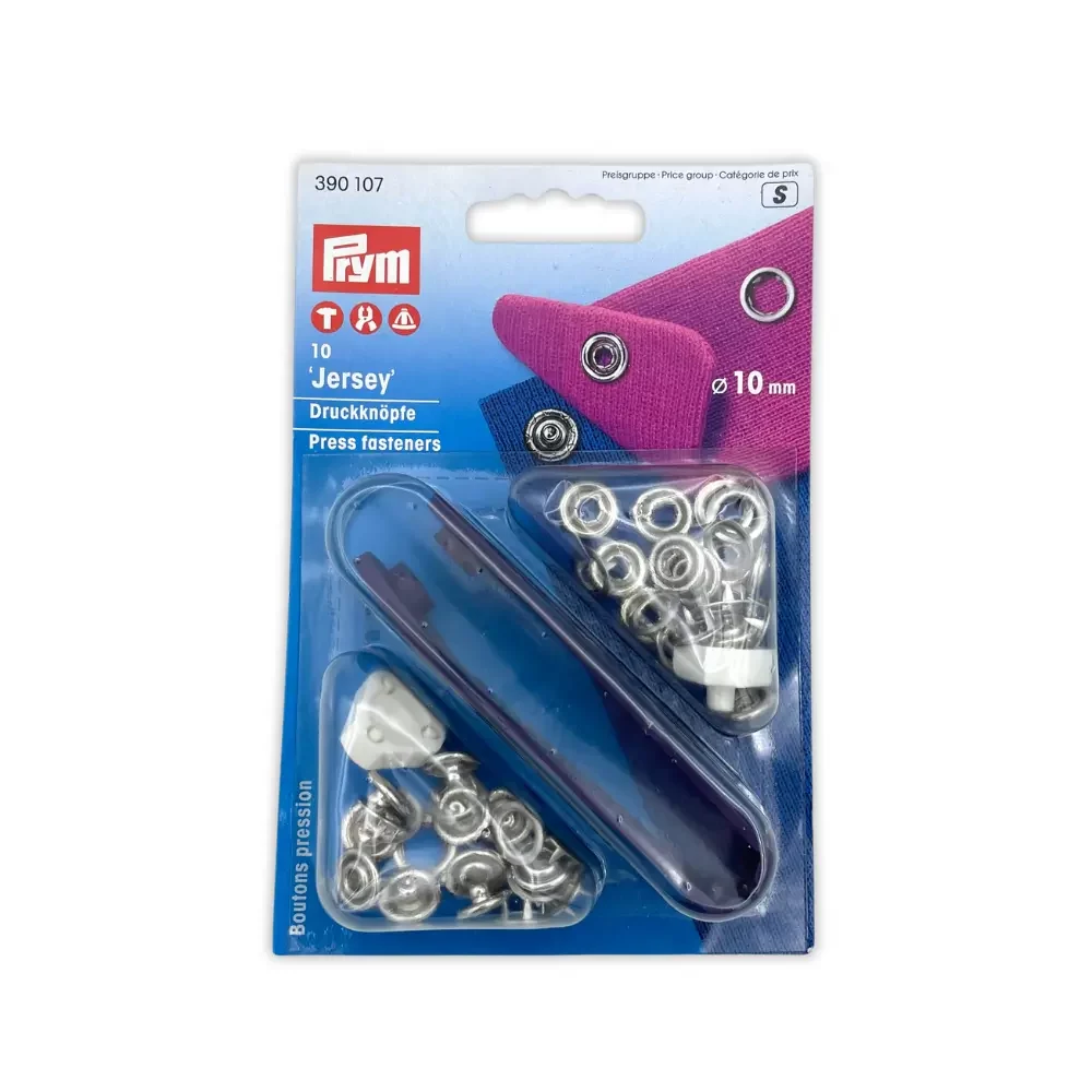 Prym 10mm rengasnepparit, metalli